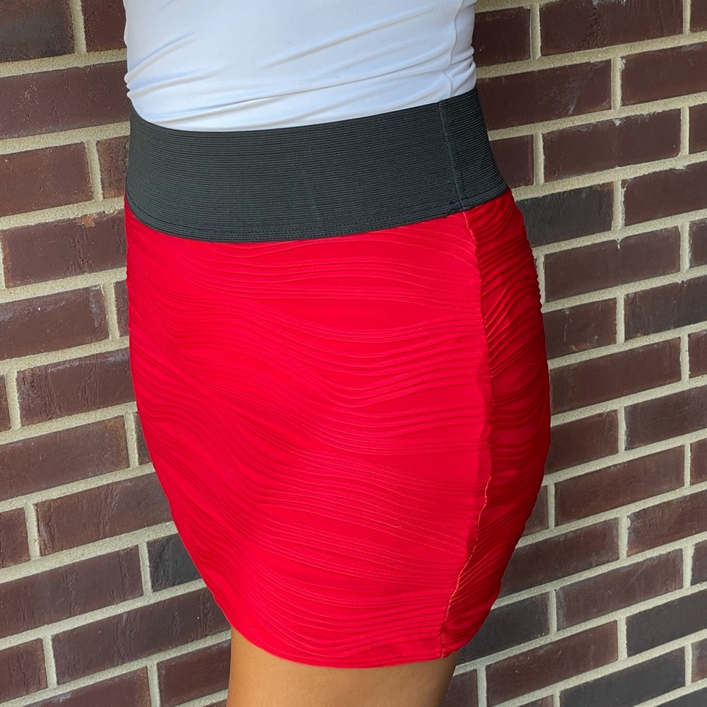 Red Mini Skirt
